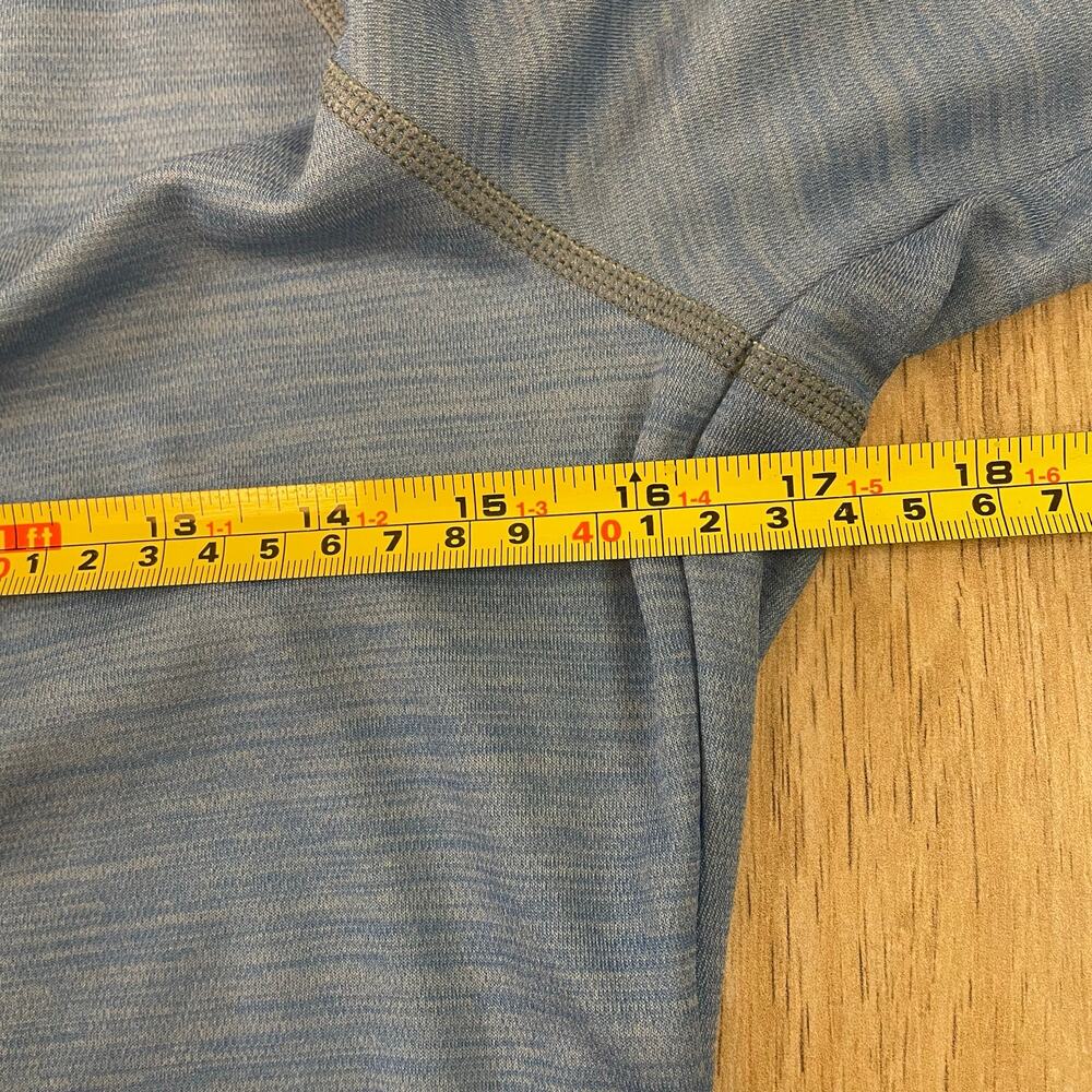 Patagonia Women’s Hooded Base Layer Pullover Blue Small Lightweight Stretch Top - Picture 6 of 10